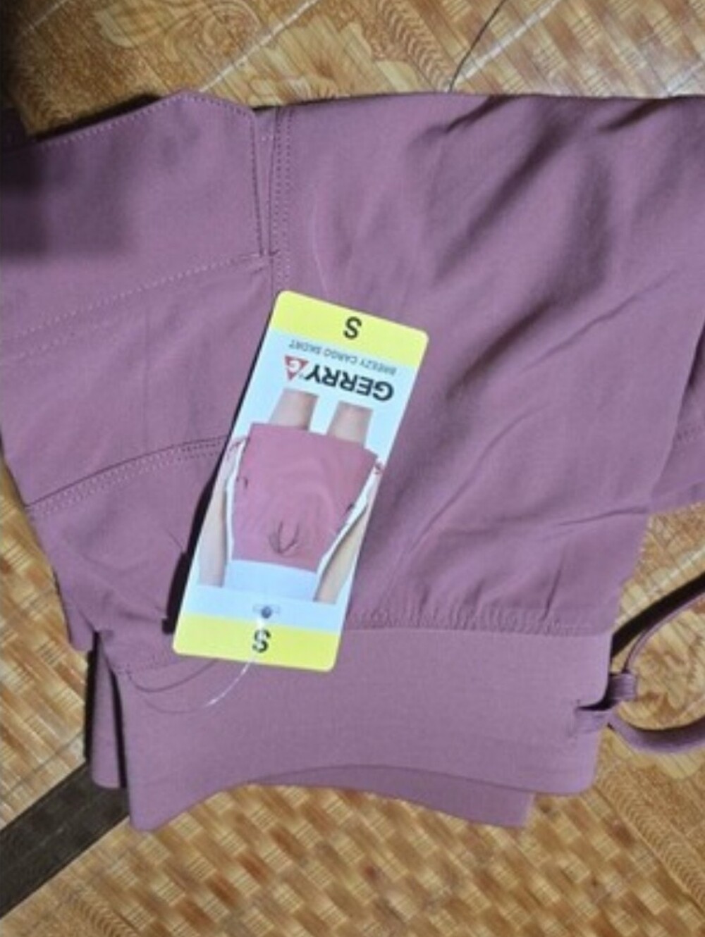 NWT GERRY 1745697 SOLID RED WOMEN'S BREEZY CARGO SKORT SZ S - Picture 2 of 2